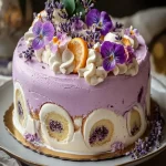Pastel de Helado de Lavanda y Vainilla First Image First Image