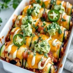 Rollitos de Enchilada de Calabacín First Image First Image