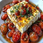 Feta al horno con tomates asados y miel First Image First Image