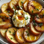 Manzanas Asadas con Miel y Feta Batido First Image First Image