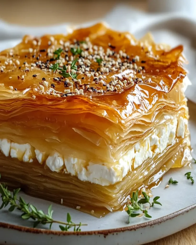 Crispantes de Filo con Feta Frío y Miel Caliente First Image First Image