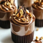 Copas de Mousse de Chocolate y Avellanas First Image First Image
