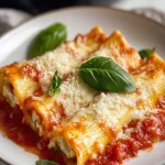 Manicotti Cremoso de Queso para Cenas en Familia First Image First Image