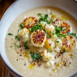 Crema de Patatas al Ajo Asado con Coliflor Salteada First Image First Image