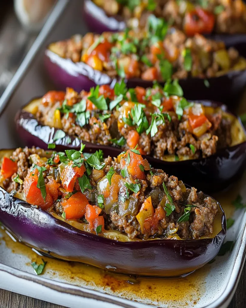 Berenjenas Rellenas al Horno First Image First Image