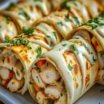 Wraps de Pollo, Queso y Salsa de Ajo First Image First Image