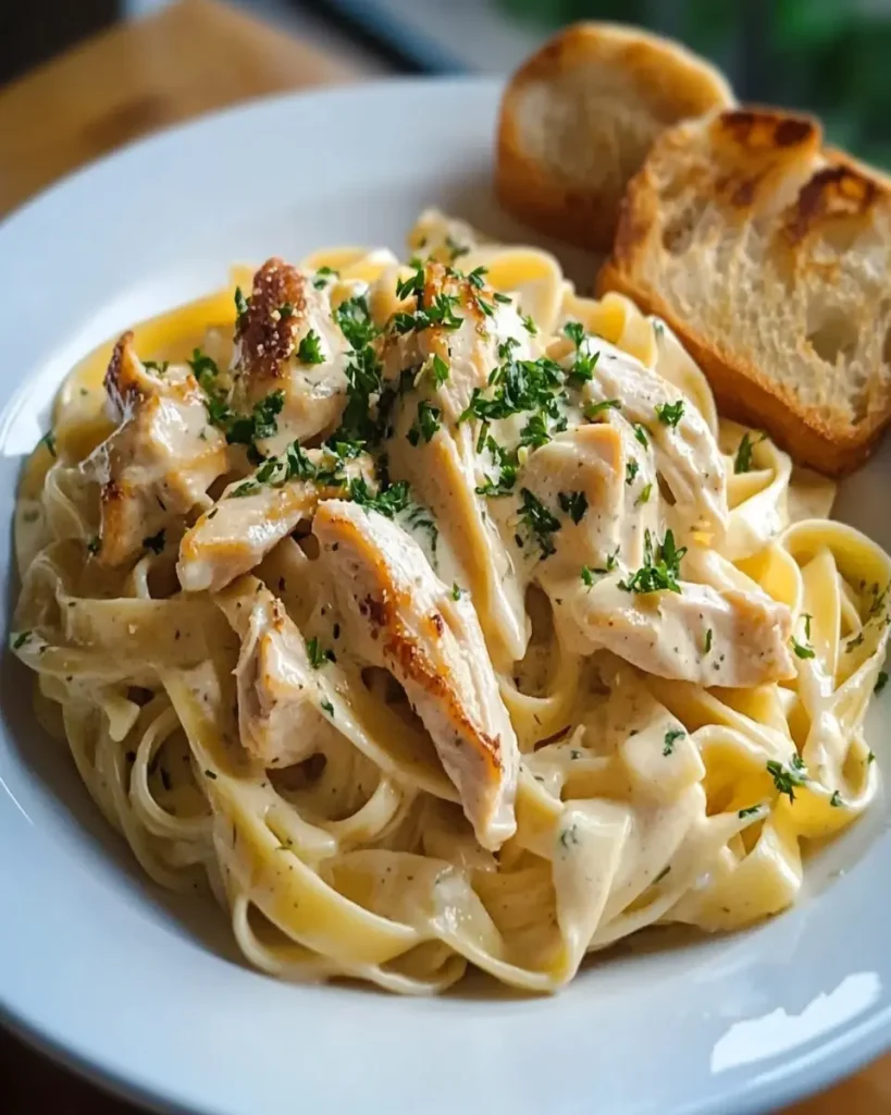 Fettuccine Cremoso de Pollo First Image First Image