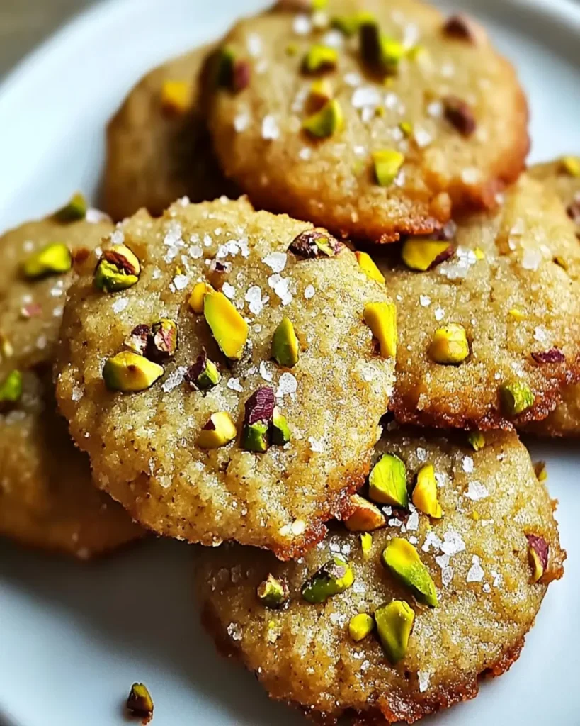Galletas de Miel Salada con Pistachos First Image First Image