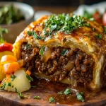 Pastel de Carne con Cebolla Francesa First Image First Image