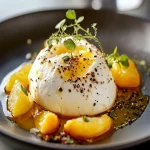 Burrata Disco Brillante con Aceite Cítrico Glitter First Image First Image