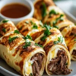 Rollitos de Tortilla con Sabor a French Dip First Image First Image