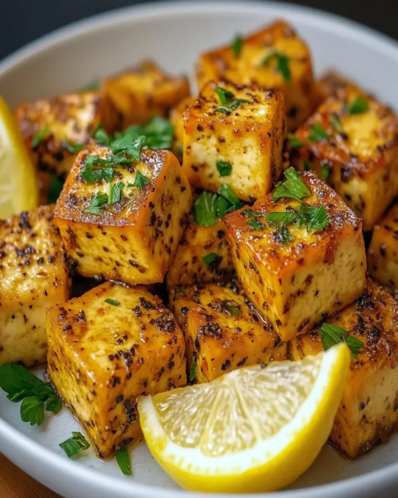 Tofu al Horno con Limón y Pimienta First Image First Image