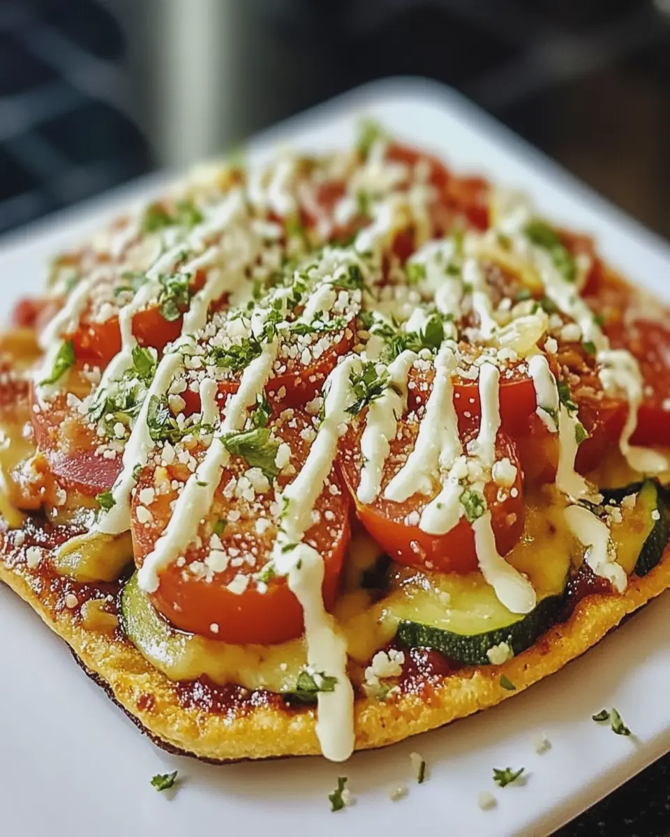 Tostada de Pizza Crujiente al Aire First Image First Image