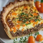 Quiche de carne picada y zanahorias First Image First Image