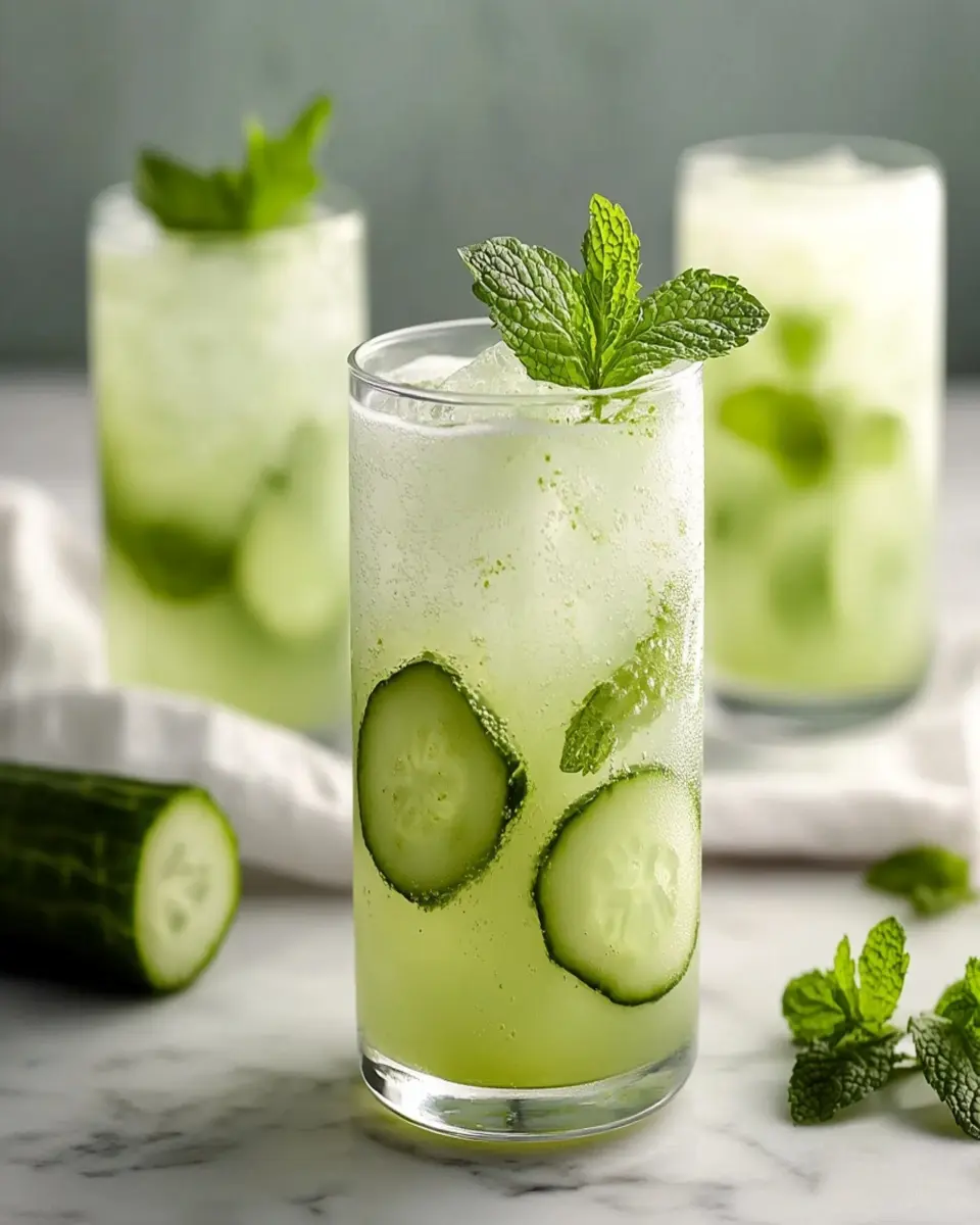 Limonada Refrescante de Pepino y Menta First Image First Image