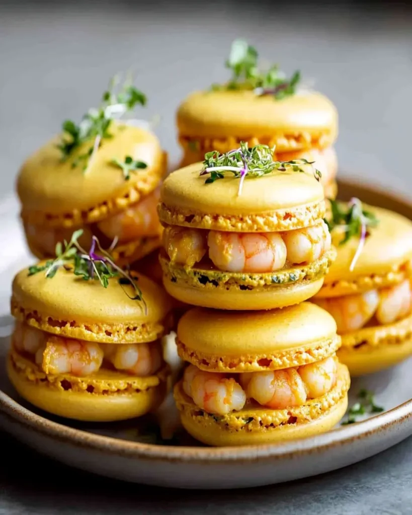 Macarons de Curry y Camarones First Image First Image