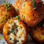 Arancini Cremosos de Champiñones y Gruyère First Image First Image