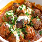 Albóndigas Marroquíes con Salsa de Yogur First Image First Image