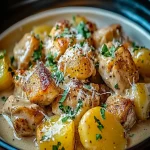 Cazuela de Pollo y Papas al Ajo con Parmesano First Image First Image