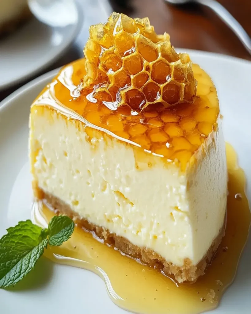 Tarta de Queso con Panal de Miel First Image First Image