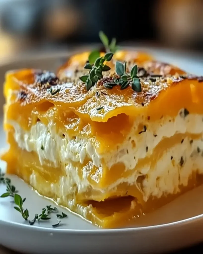 Lasaña de Calabaza Butternut y Queso de Cabra First Image First Image