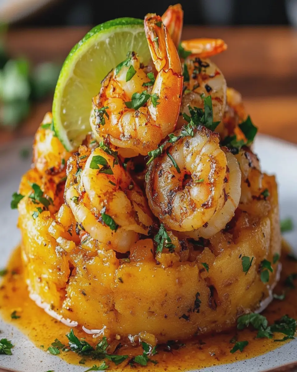 Mofongo de Camarones al Ajo First Image First Image
