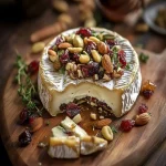 Camembert relleno de frutos secos First Image First Image