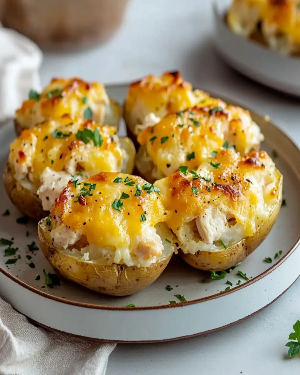 Papas al Horno Rellenas de Pollo Ranch First Image First Image