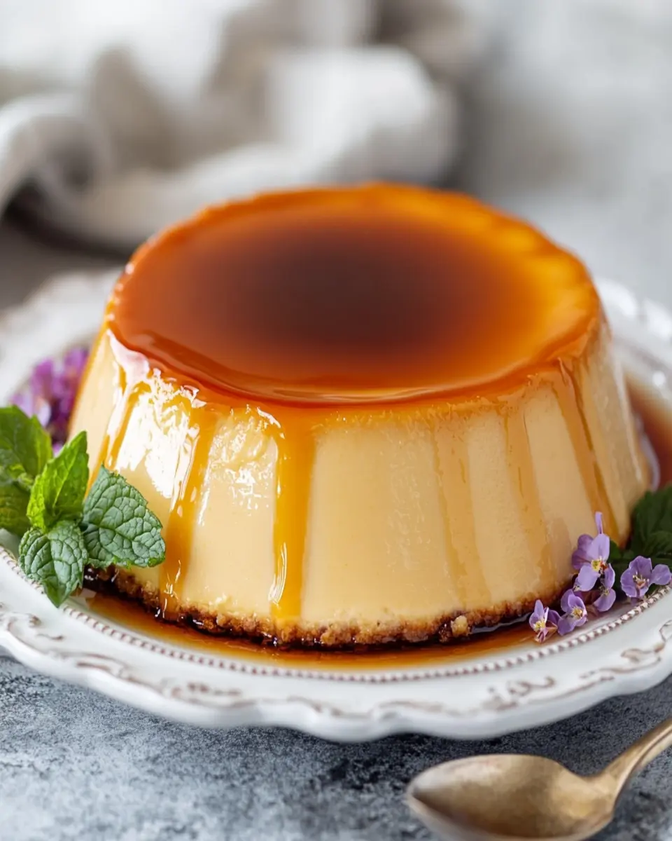 Pastel Flan de Caramelo First Image First Image