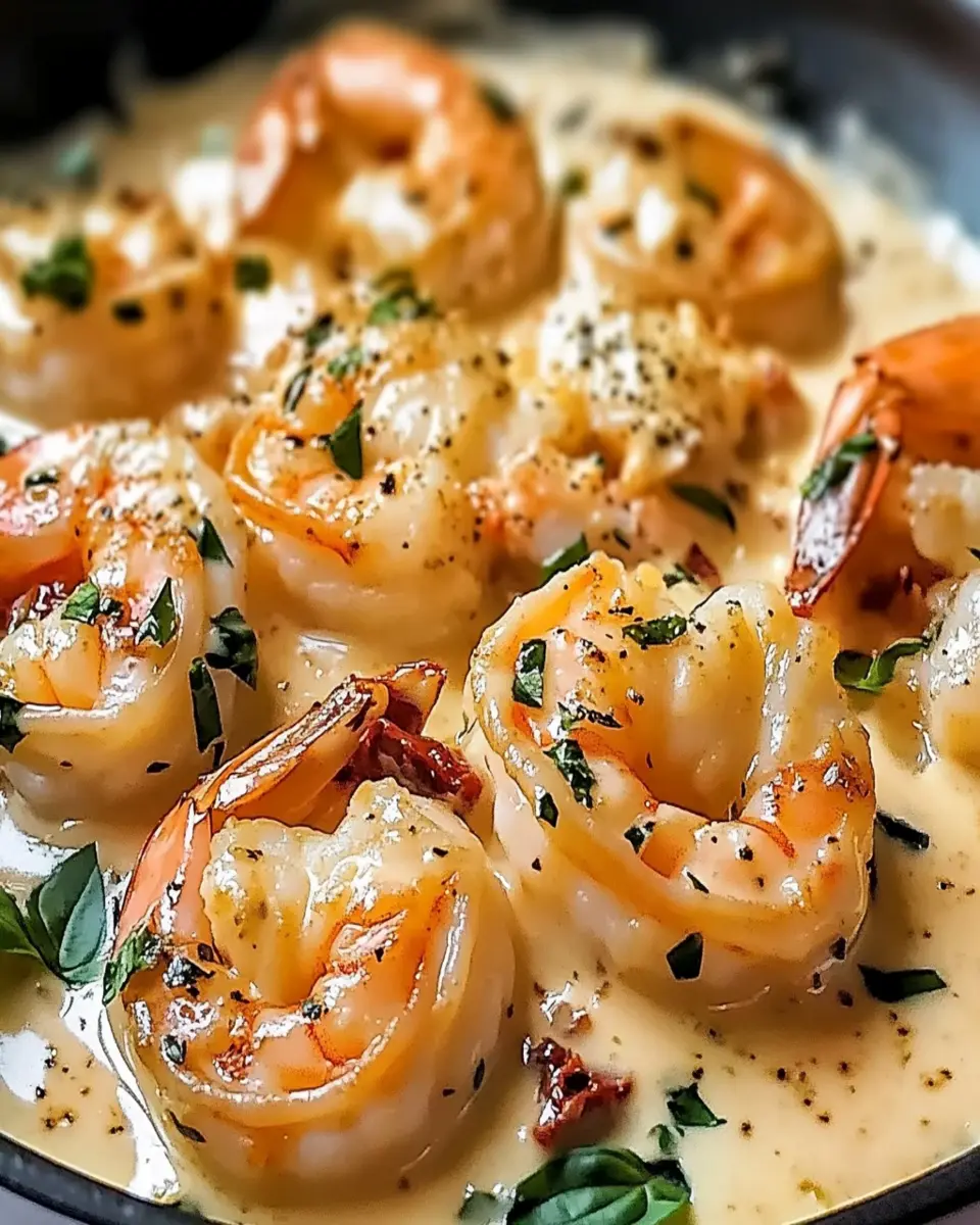 Crevettes Crémeuses Toscane First Image First Image