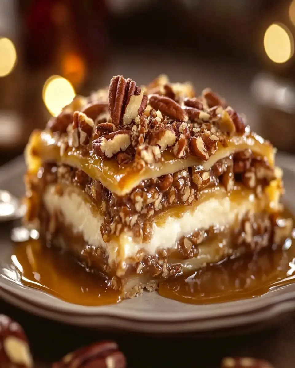 Lasaña de Pecan Pie: Un Postre Deliciosamente Único First Image First Image