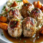 Albóndigas de Pavo con Relleno para Cenas Acogedoras First Image First Image