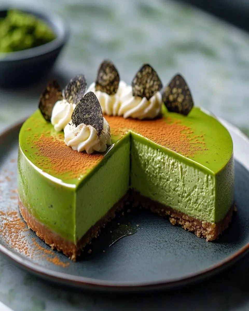 Cheesecake de Matcha Delicia First Image First Image