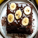 Brownies de Plátano Cubiertos de Chocolate First Image First Image