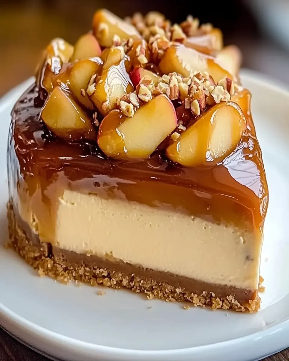 Tarta de Queso de Manzana Caramelizada que se Derrite First Image First Image