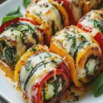 Rollos de Verduras al Horno con Queso First Image First Image
