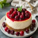 Tarta de Queso Cremosa de Cereza First Image First Image