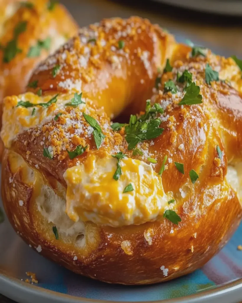 Pretzel Relleno de Crema de Queso Buffalo Ranch First Image First Image