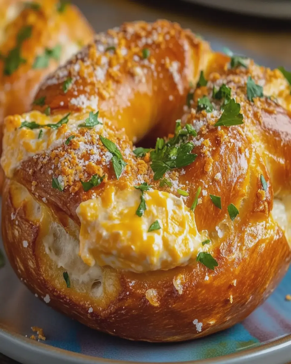 Pretzel Relleno de Crema de Queso Buffalo Ranch First Image First Image