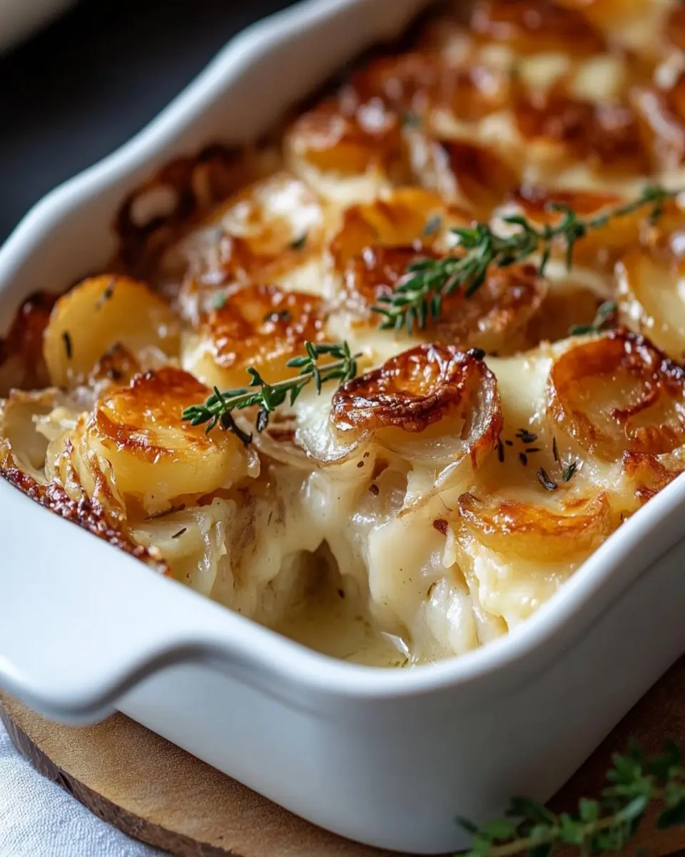 Gratin de Cebolla Francesa y Patatas First Image First Image
