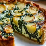 Quiche de Espinacas y Papas con Queso First Image First Image