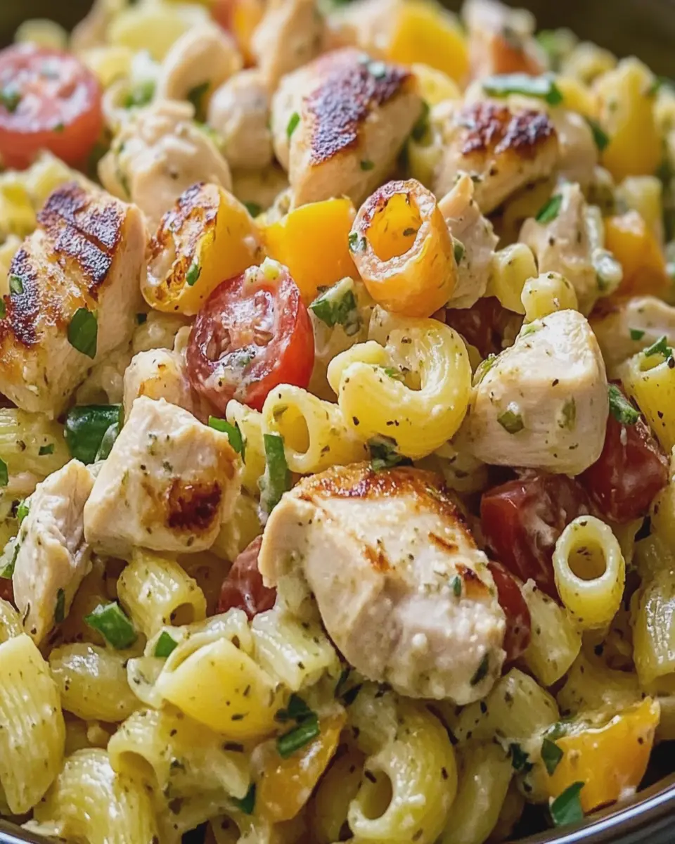 Ensalada de Pasta con Pollo First Image First Image