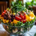 Ensalada Muffuletta en Capas First Image First Image