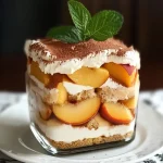 Tiramisú de Durazno Sin Hornear First Image First Image