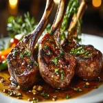 Chops de Cordero Jugosos con Mantequilla de Ajo First Image First Image