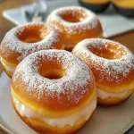 Donut de Crema de Leche Coreana First Image First Image