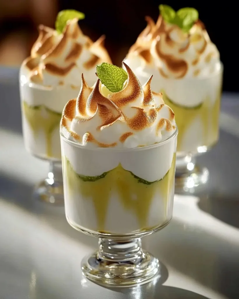 Copa de Tres Leches de Coco y Lima con Merengue Tostado First Image First Image