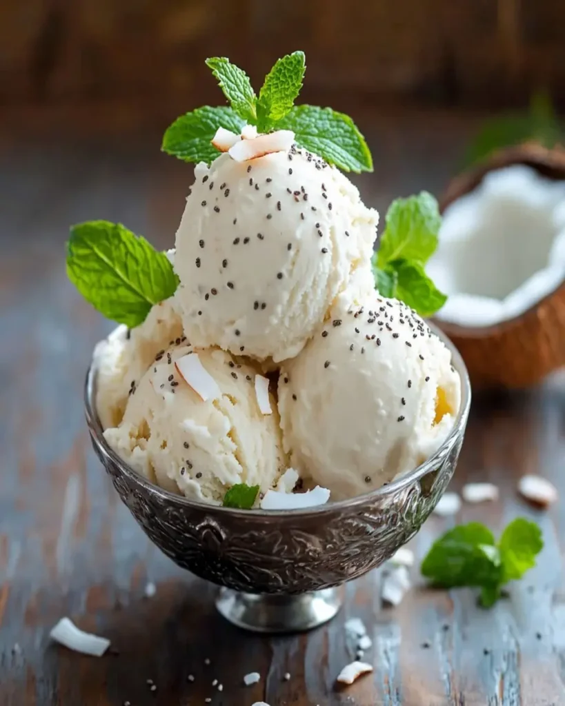 Helado Vegano de Coco First Image First Image