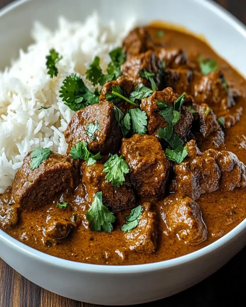 Curry de Res Indio en Olla de Cocción Lenta First Image First Image
