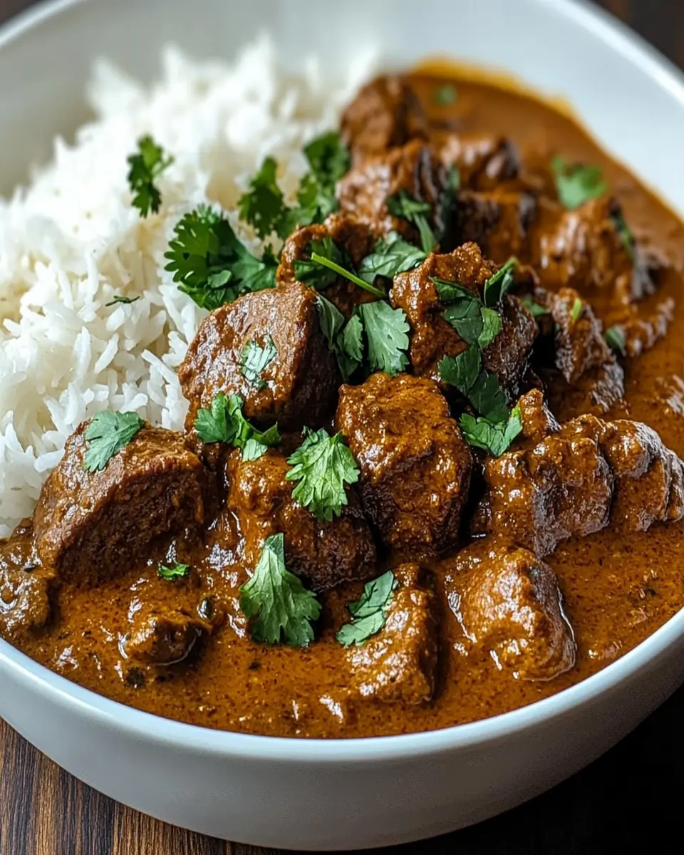 Curry de Res Indio en Olla de Cocción Lenta First Image First Image